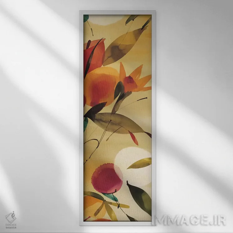 تابلو مدرن "جشن بهاری ۱" اثر لولا آبلان - نمای قابدار سفید