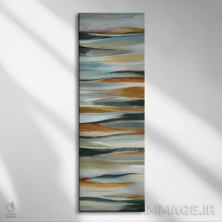 تابلو دکوراتیو رویاهای فلزی اثر لیزا ریجرز - نمای روبهرو روی دیوار