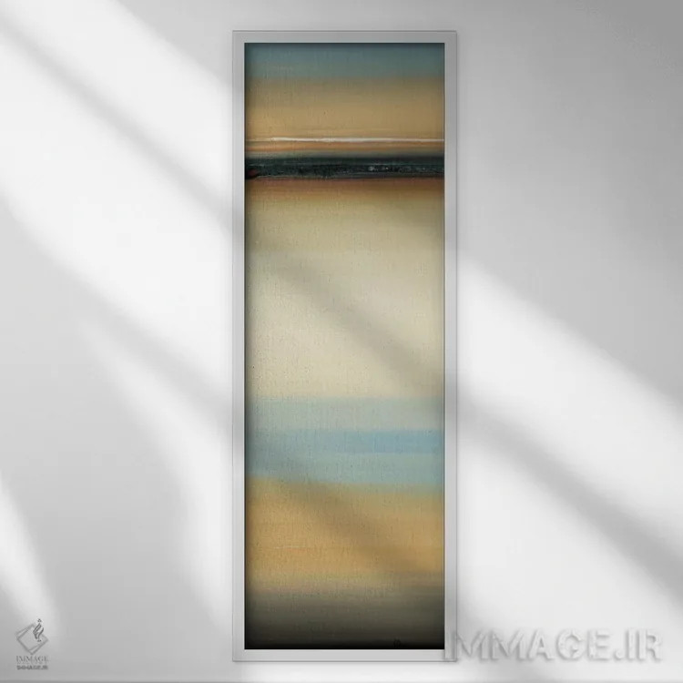 تابلو دکوراتیو افکار آرامش بخش یک اثر لیزا ریجرز - نمای قابدار سفید