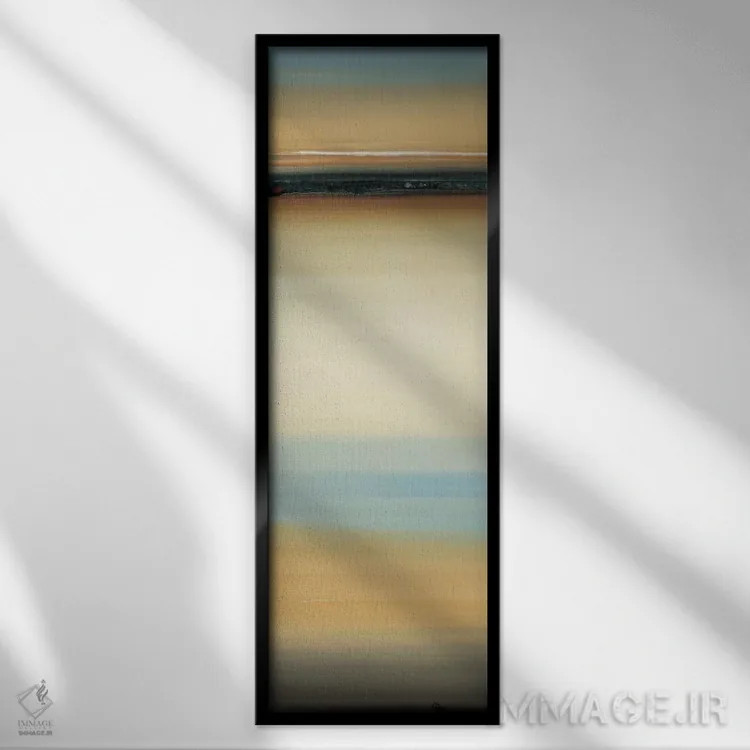 تابلو دکوراتیو افکار آرامش بخش یک اثر لیزا ریجرز - نمای قابدار مشکی