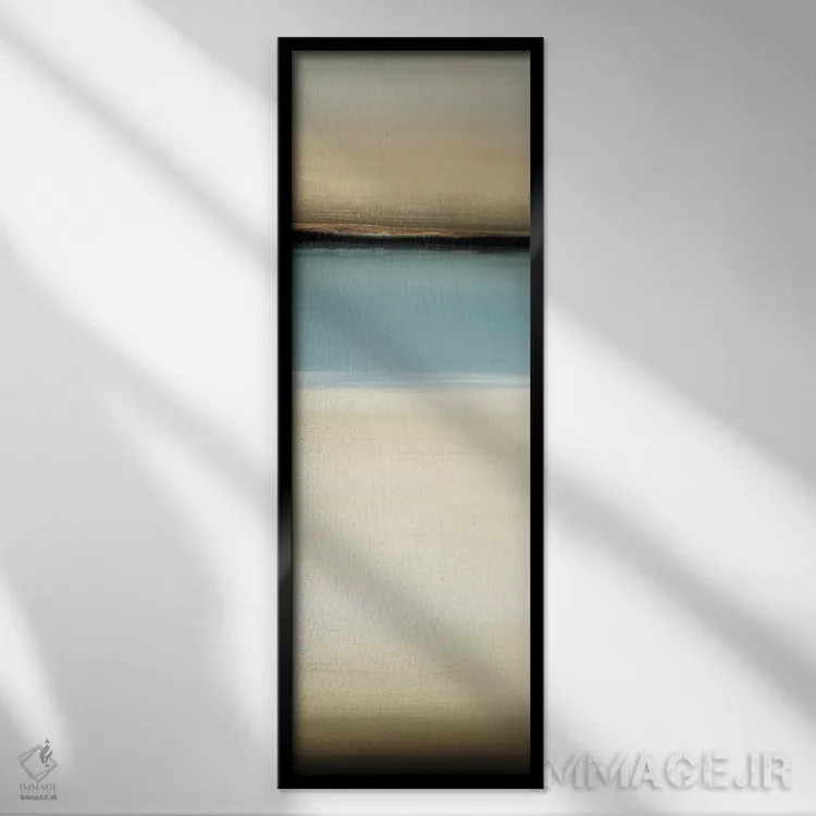 تابلو دکوراتیو افکار آرامش بخش سه اثر لیزا ریجرز - نمای قابدار مشکی