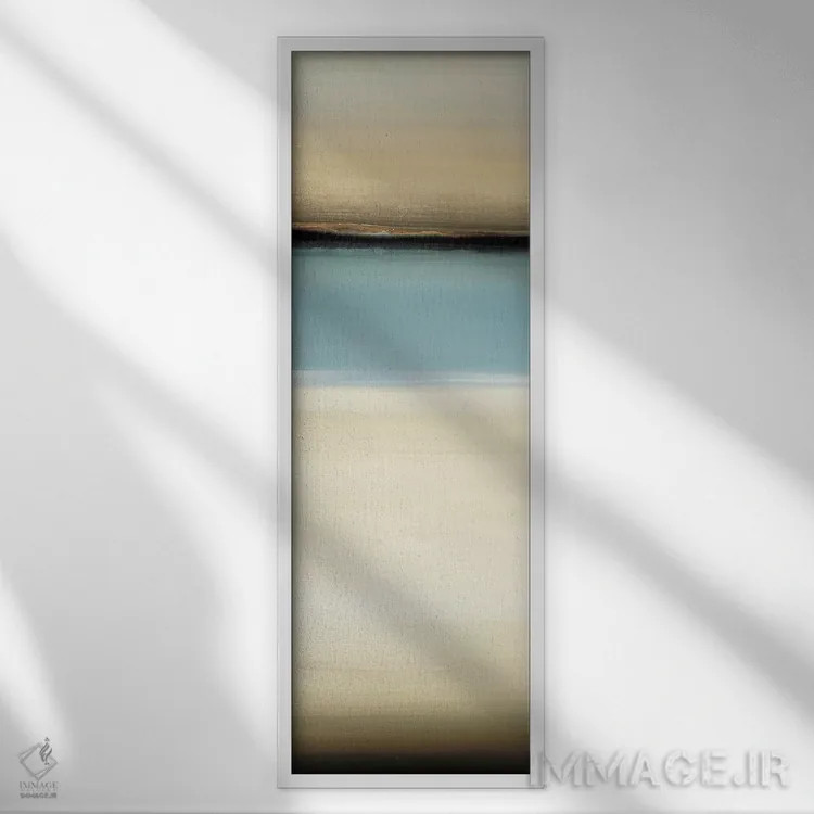تابلو دکوراتیو افکار آرامش بخش سه اثر لیزا ریجرز - نمای قابدار سفید