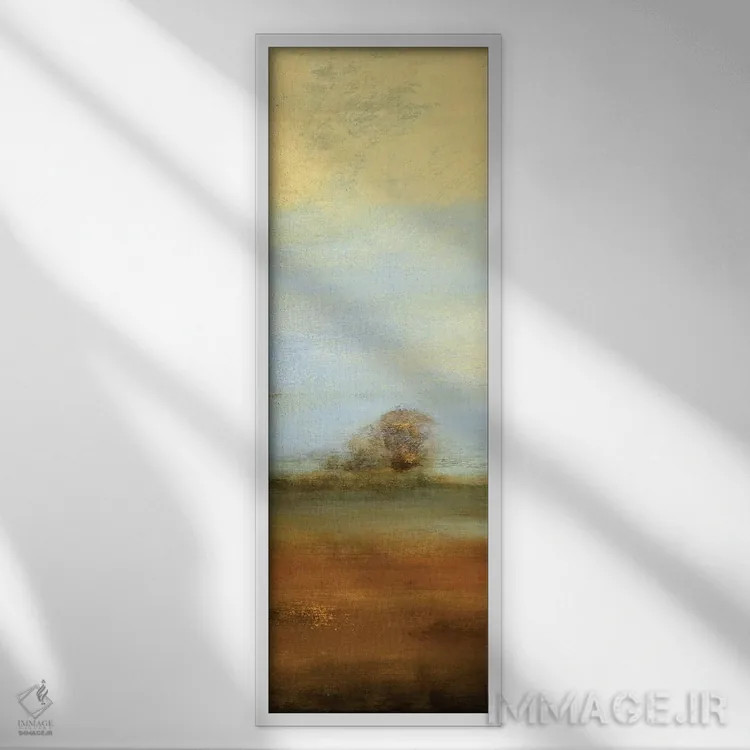 تابلو دکوراتیو صحنه معاصر یک اثر لیزا ریجرز - نمای قابدار سفید