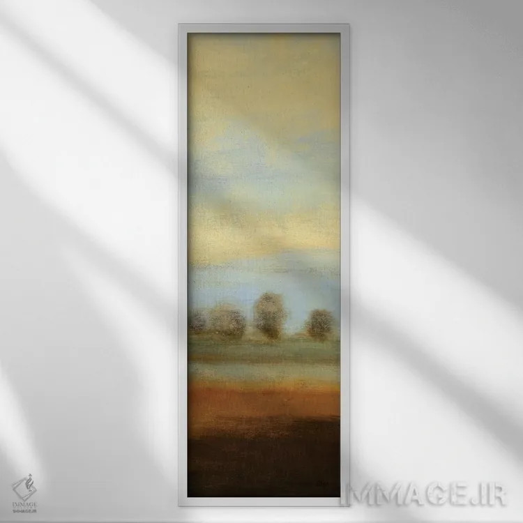 تابلو دکوراتیو صحنه معاصر دو اثر لیزا ریجرز - نمای قابدار سفید