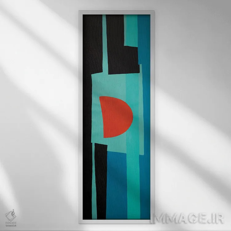 تابلو دکوراتیو دو نفره یک اثر لورا ولشانس - نمای قابدار سفید