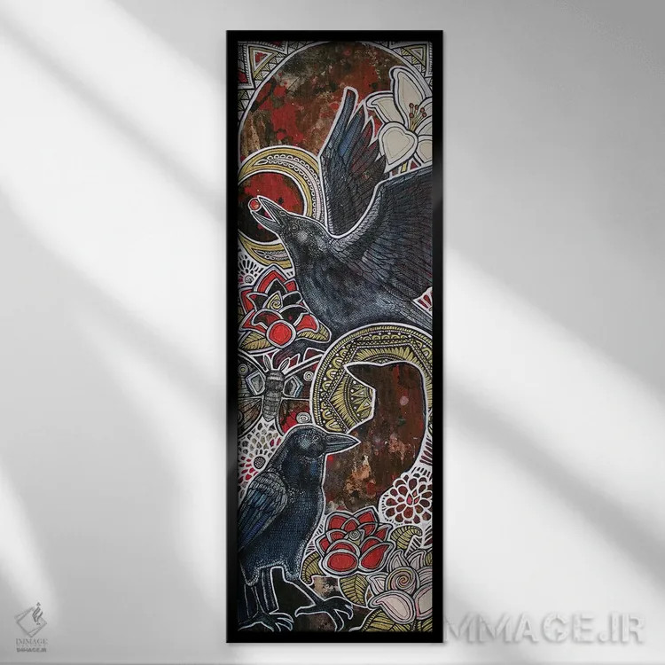 تابلو دکوراتیو پس از خاطرات اثر لینت شلی - نمای قابدار مشکی