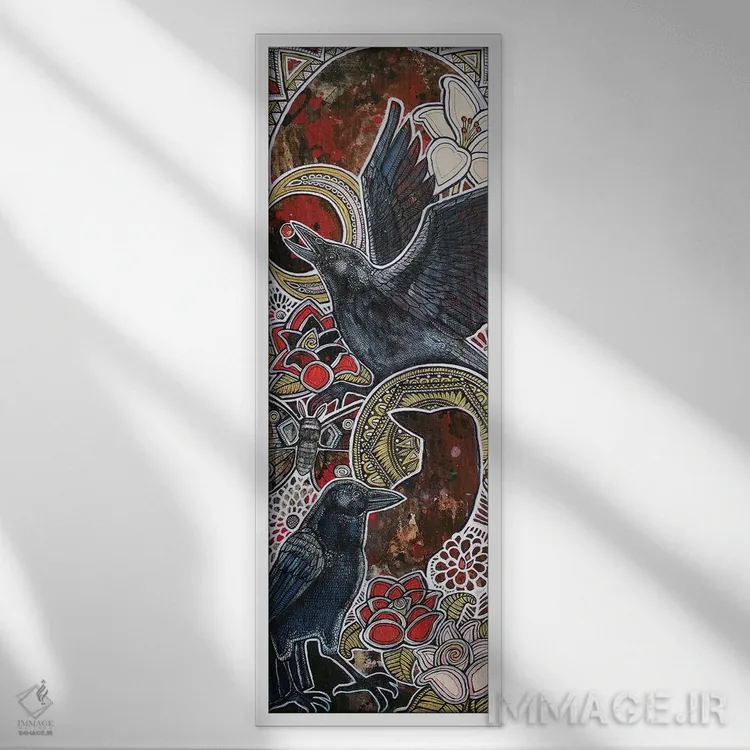 تابلو دکوراتیو پس از خاطرات اثر لینت شلی - نمای قابدار سفید