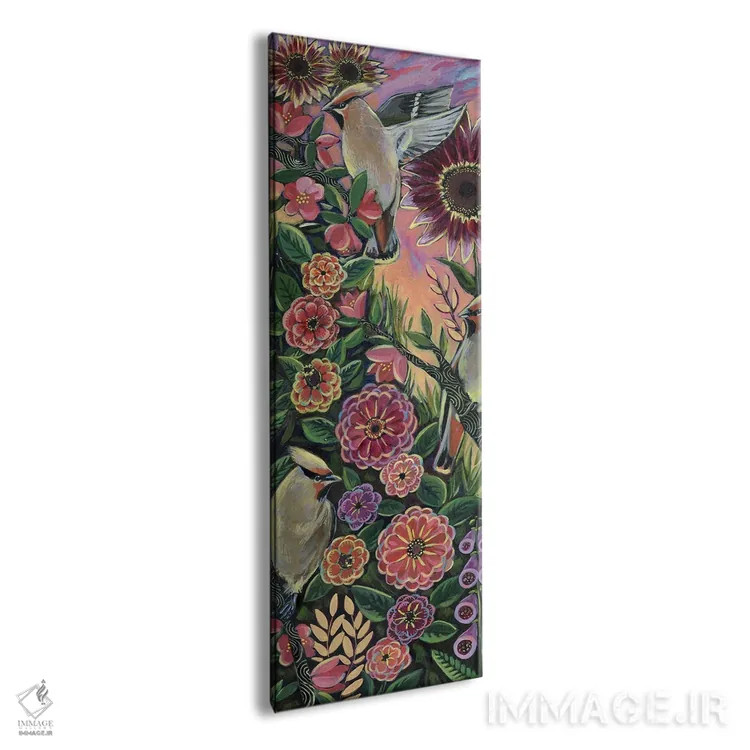 تابلو دکوراتیو ساعت طلایی اثر لینه آ توبیاس - نمای پرسپکتیو محصول