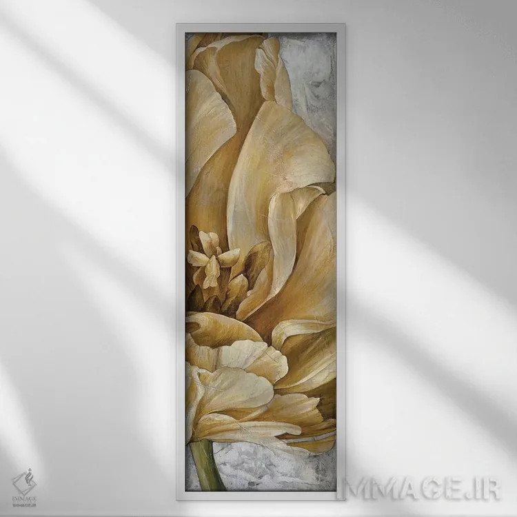 تابلو دکوراتیو جذابیت تک I اثر لیندا تامپسون - نمای قابدار سفید