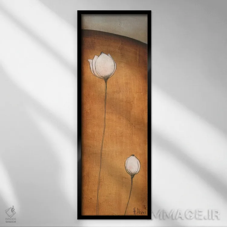 تابلو دکوراتیو ایستاده سربلند III اثر اچ. آلوس - نمای قابدار مشکی