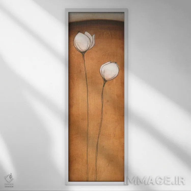تابلو دکوراتیو ایستاده سربلند II اثر اچ. آلوس - نمای قابدار سفید