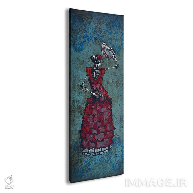تابلو دکوراتیو فلامنکوی خطرناک اثر دیوید لوزو - نمای پرسپکتیو محصول