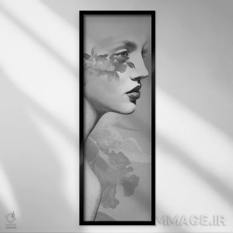 تابلو مدرن کلاژ III اثر مارسیا آلک - نمای قابدار مشکی