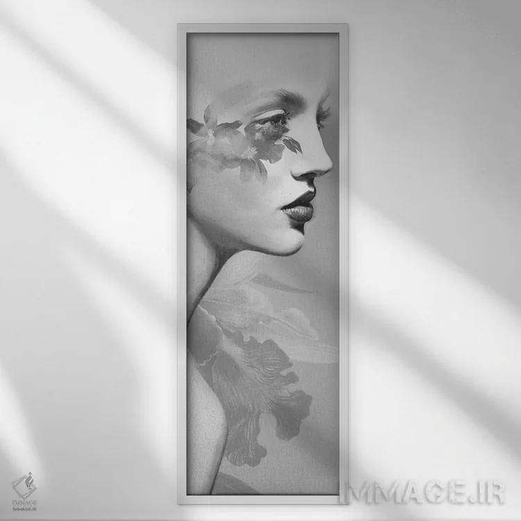 تابلو مدرن کلاژ III اثر مارسیا آلک - نمای قابدار سفید