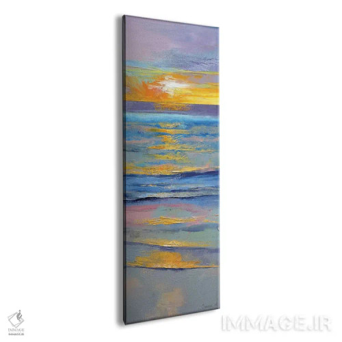 تابلو دکوراتیو غروب آفتاب اثر مایکل کریس - نمای پرسپکتیو محصول