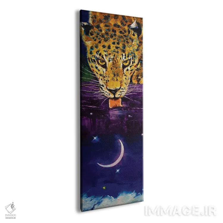 تابلو دکوراتیو ماه پلنگ اثر مایکل کریس - نمای پرسپکتیو محصول