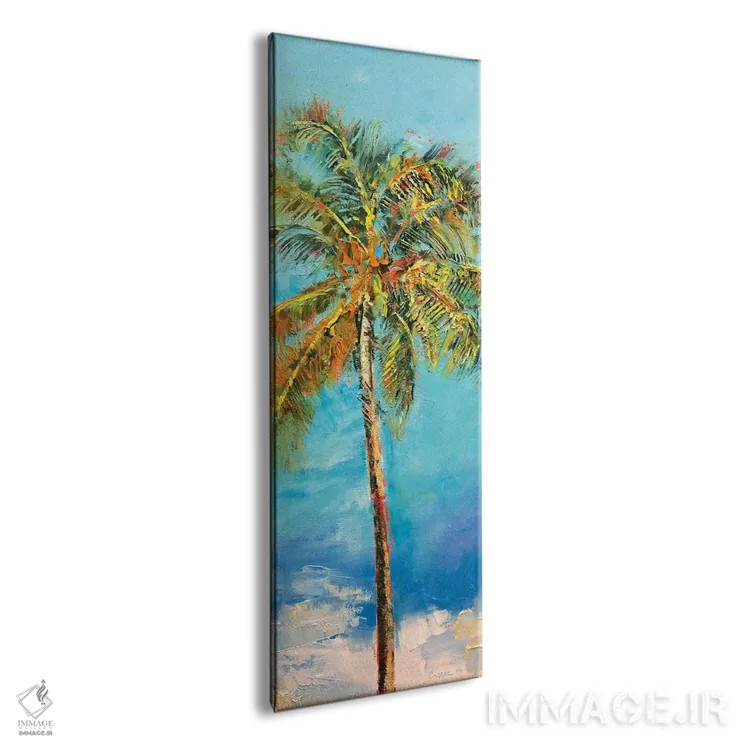 تابلو دکوراتیو درخت نخل اثر مایکل کریس - نمای پرسپکتیو محصول