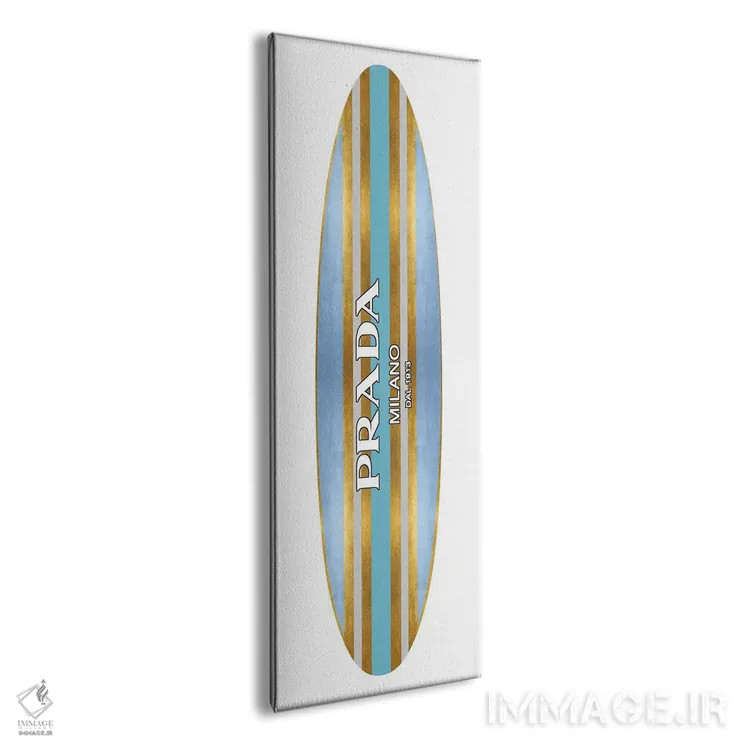 تابلو دکوراتیو تخته موج سواری مد روز اثر مدلین بلیک - نمای پرسپکتیو محصول