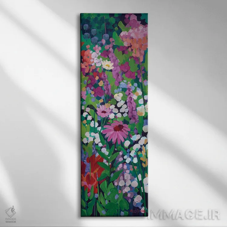 تابلو دکوراتیو باغ دو اثر ملیسا رید-دیواین - نمای روبهرو روی دیوار