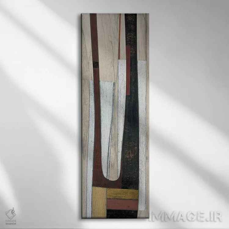 تابلو دکوراتیو سه گانه سه اثر ماتیاس دوآرته - نمای روبهرو روی دیوار