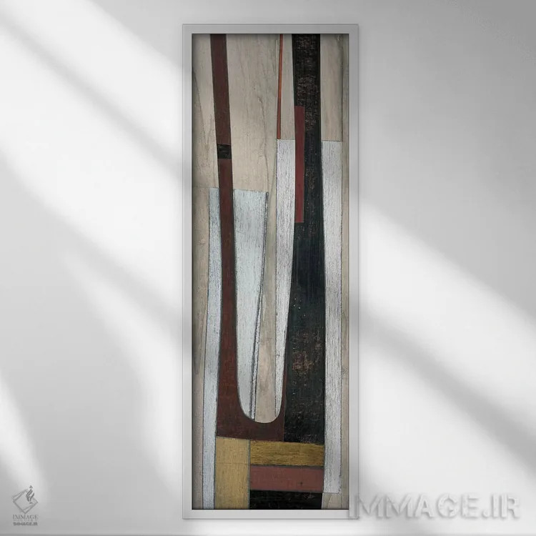 تابلو دکوراتیو سه گانه سه اثر ماتیاس دوآرته - نمای قابدار سفید