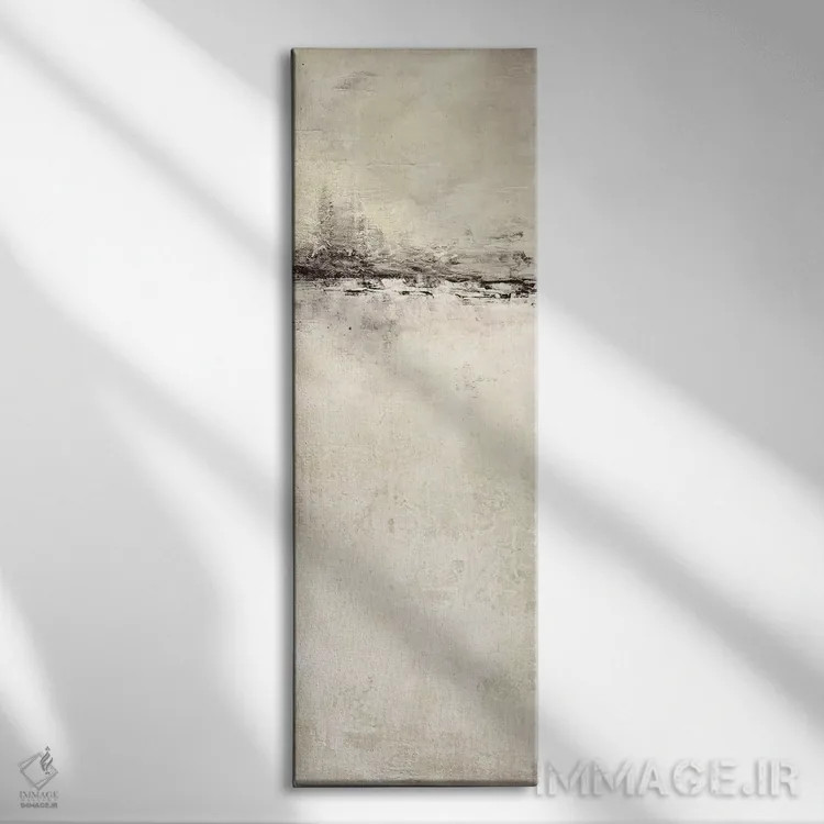 تابلو دکوراتیو بازتاب در پنل آبنوس II اثر ماری الین کوسون - نمای روبهرو روی دیوار