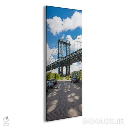 تابلو دکوراتیو پل منهتن در نیویورک اثر ملانی ویولا - نمای پرسپکتیو محصول