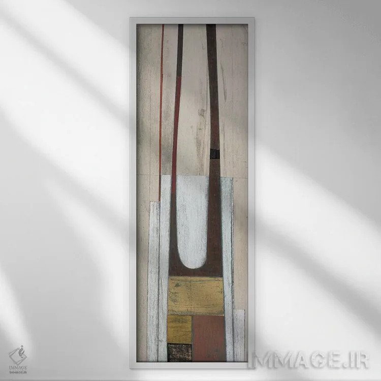 تابلو دکوراتیو سه گانه دو اثر ماتیاس دوآرته - نمای قابدار سفید