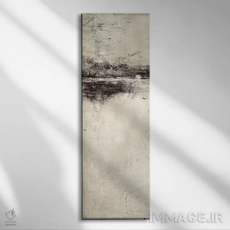 تابلو دکوراتیو بازتاب در پنل آبنوس I اثر ماری الین کوسون - نمای روبهرو روی دیوار