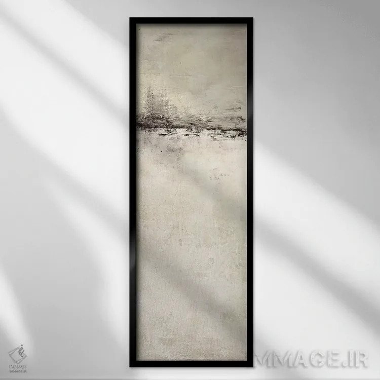 تابلو دکوراتیو بازتاب در پنل آبنوس II اثر ماری الین کوسون - نمای قابدار مشکی