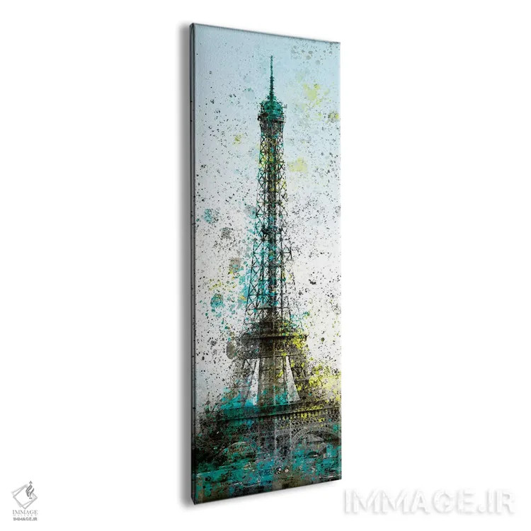 تابلو دکوراتیو هنر مدرن: افشانه های برج ایفل II اثر ملانی ویولا - نمای پرسپکتیو محصول