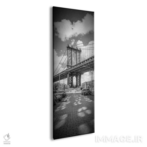 تابلو دکوراتیو پل منهتن شهر نیویورک اثر ملانی ویولا - نمای پرسپکتیو محصول