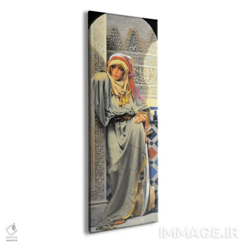 تابلو دکوراتیو رقاص شمشیر اثر ماهر مرکوس - نمای پرسپکتیو محصول