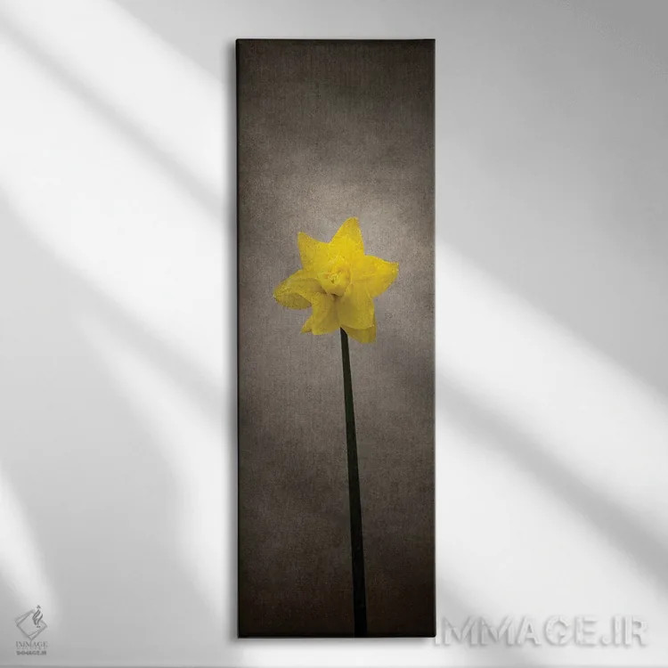 تابلو دکوراتیو شکوفه بهاری اثر ملانی ویولا - نمای روبهرو روی دیوار