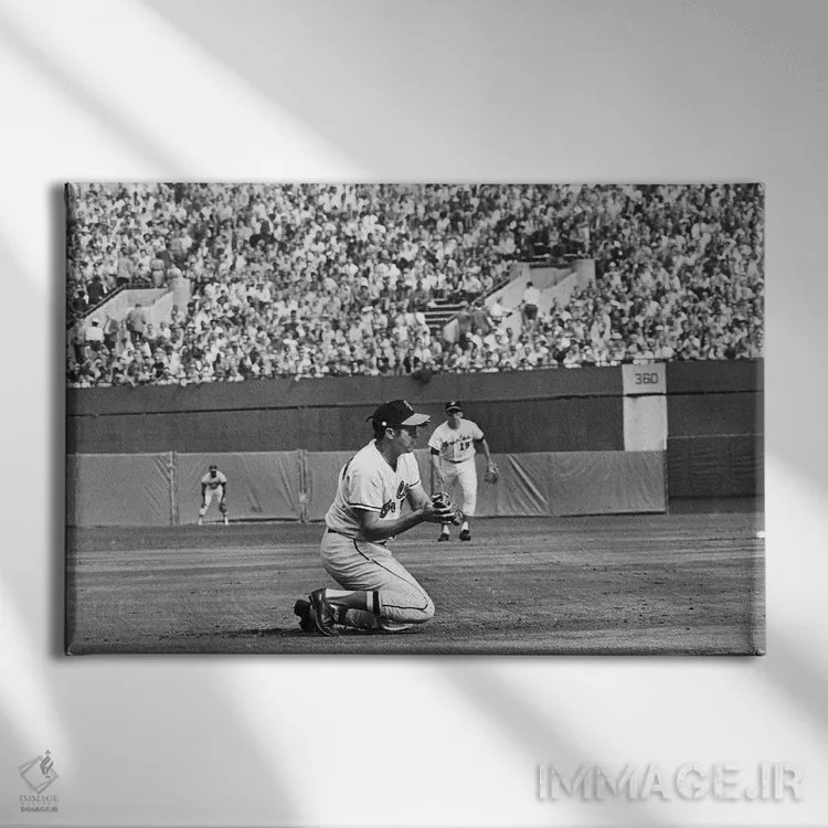 تابلو دکوراتیو 1970,سری جهانی بیسبال، ۱۹۷۰ - نمای روبهرو روی دیوار