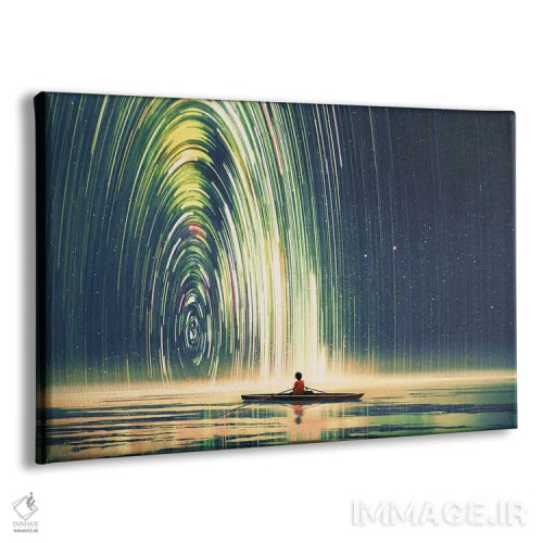 تابلو دکوراتیو لبه جهان اثر گرندفیلر - نمای پرسپکتیو محصول