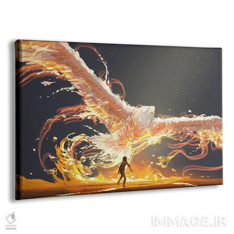 تابلو دکوراتیو دوست خیالی من اثر گرندفیلر - نمای پرسپکتیو محصول