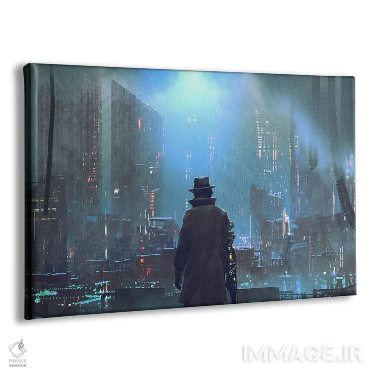 تابلو دکوراتیو کارآگاه آینده نگر اثر گرندفیلر - نمای پرسپکتیو محصول