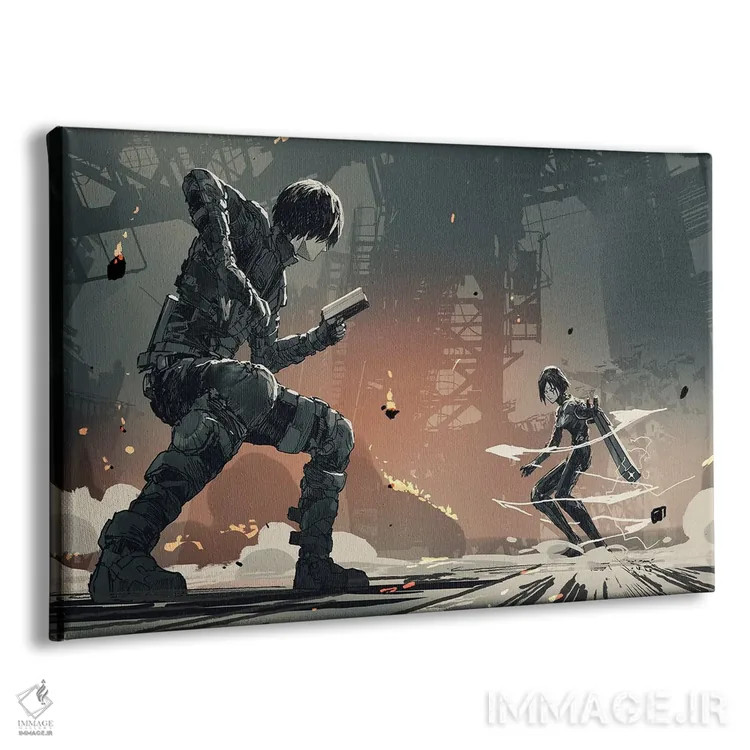 تابلو دکوراتیو هنر طرفداری بلیم اثر گرندفیلر - نمای پرسپکتیو محصول