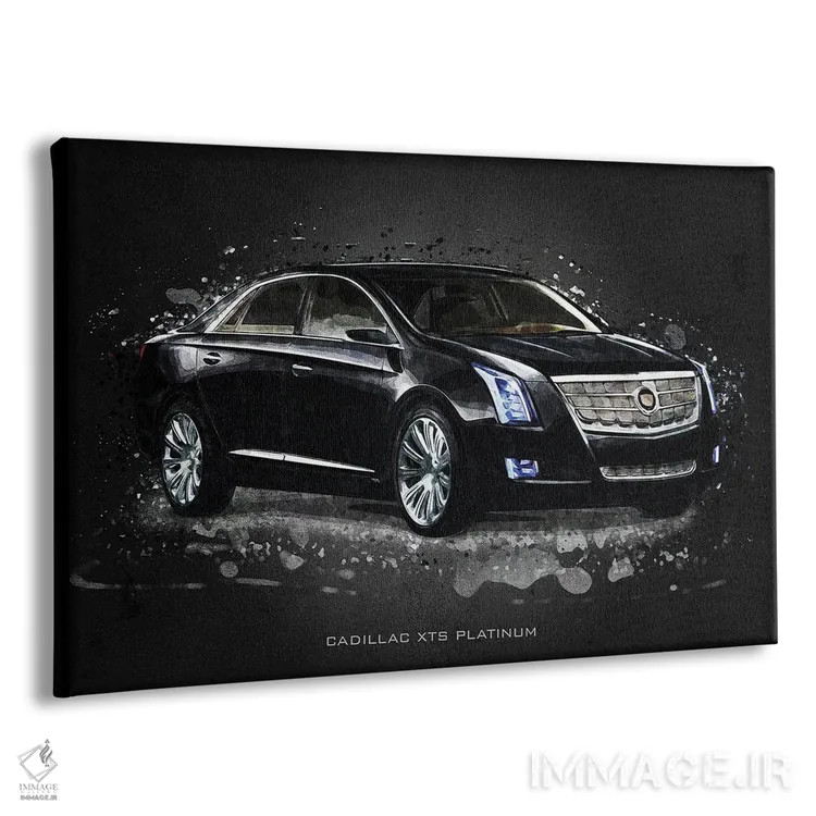 تابلو دکوراتیو کادیلاک XTS پلاتینیوم اثر گب فرناندو - نمای پرسپکتیو محصول