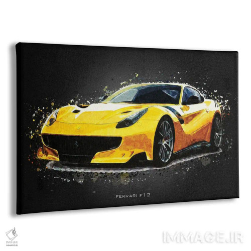 تابلو دکوراتیو فراری F12 اثر گب فرناندو - نمای پرسپکتیو محصول