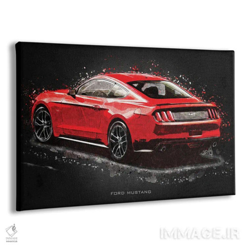 تابلو دکوراتیو فورد موستانگ اکریلیک اثر گب فرناندو - نمای پرسپکتیو محصول