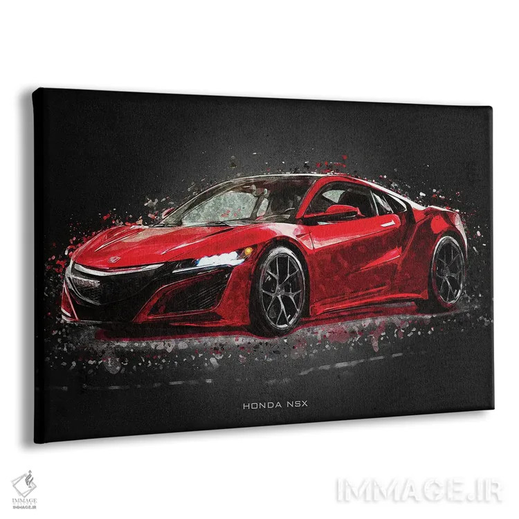 تابلو دکوراتیو هوندا NSX اثر گب فرناندو - نمای پرسپکتیو محصول