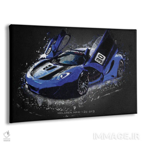 تابلو دکوراتیو مکلارن MP4-12C GT3 اثر گب فرناندو - نمای پرسپکتیو محصول