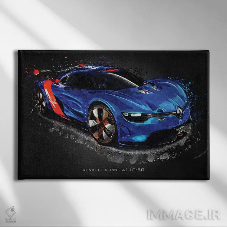 تابلو دکوراتیو رنو آلپاین A110-50 اثر گب فرناندو - نمای روبهرو روی دیوار