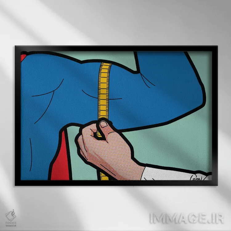 تابلو دکوراتیو ارزیابی فوق العاده اثر گرگوار "لئون" گیمن - نمای قابدار مشکی