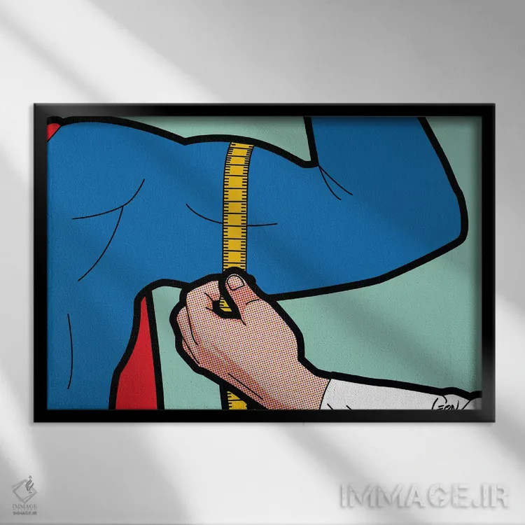 تابلو دکوراتیو ارزیابی فوق العاده اثر گرگوار "لئون" گیمن - نمای قابدار مشکی