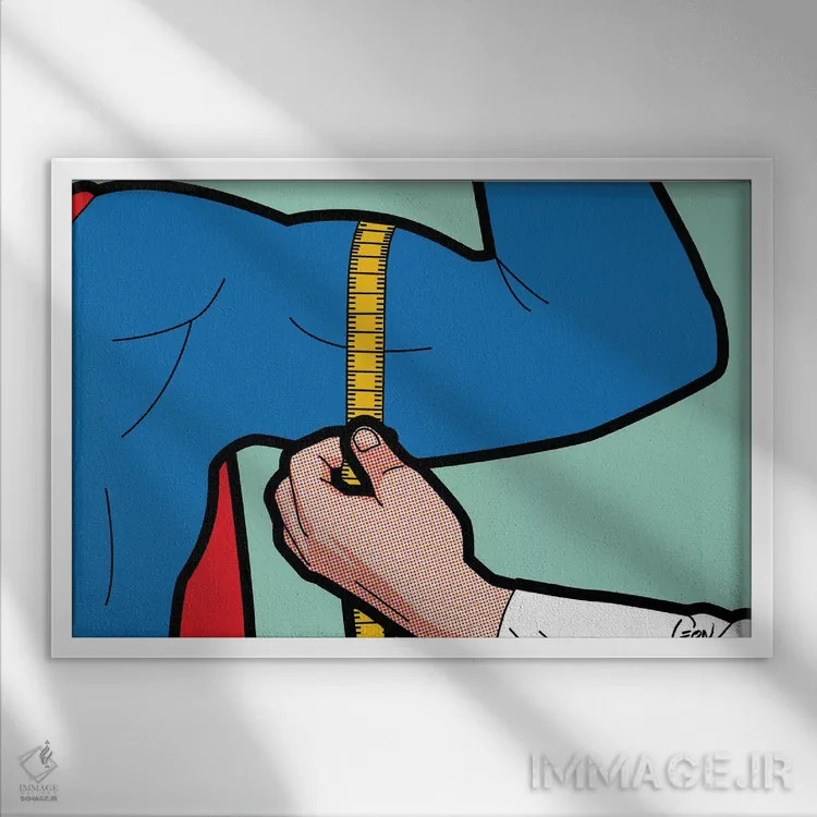 تابلو دکوراتیو ارزیابی فوق العاده اثر گرگوار "لئون" گیمن - نمای قابدار سفید