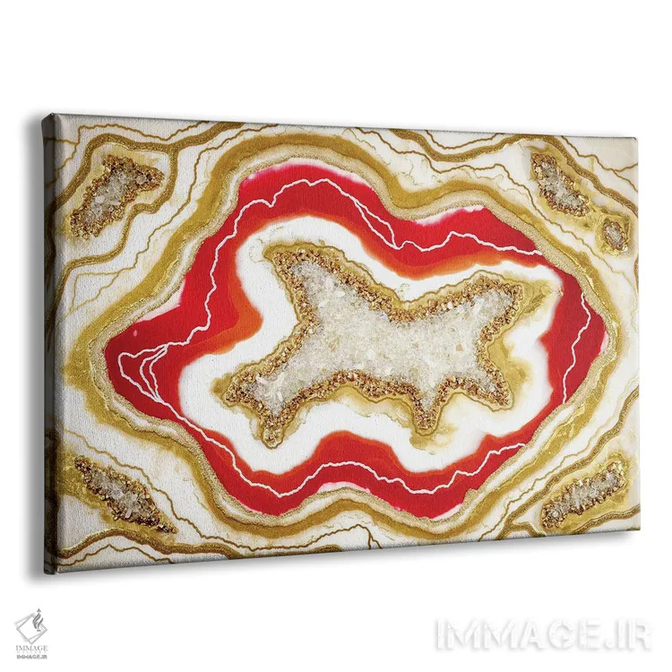 تابلو انتزاعی سنگ امید اثر گوگا استودیو - نمای پرسپکتیو محصول