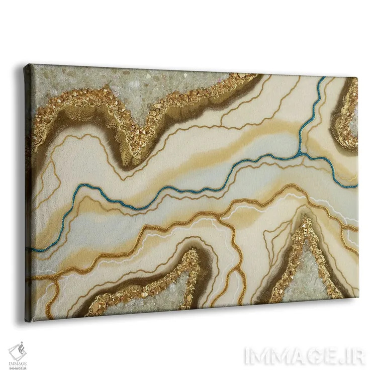 تابلو انتزاعی تولد پگاسوس اثر گوگا استودیو - نمای پرسپکتیو محصول